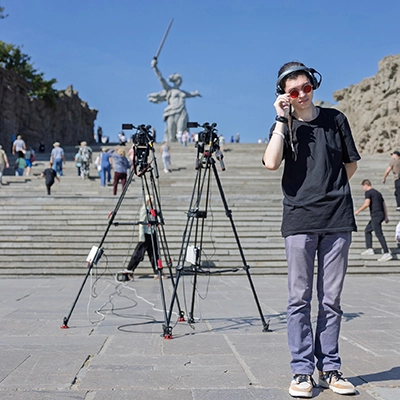 Телемост между городами‑героями